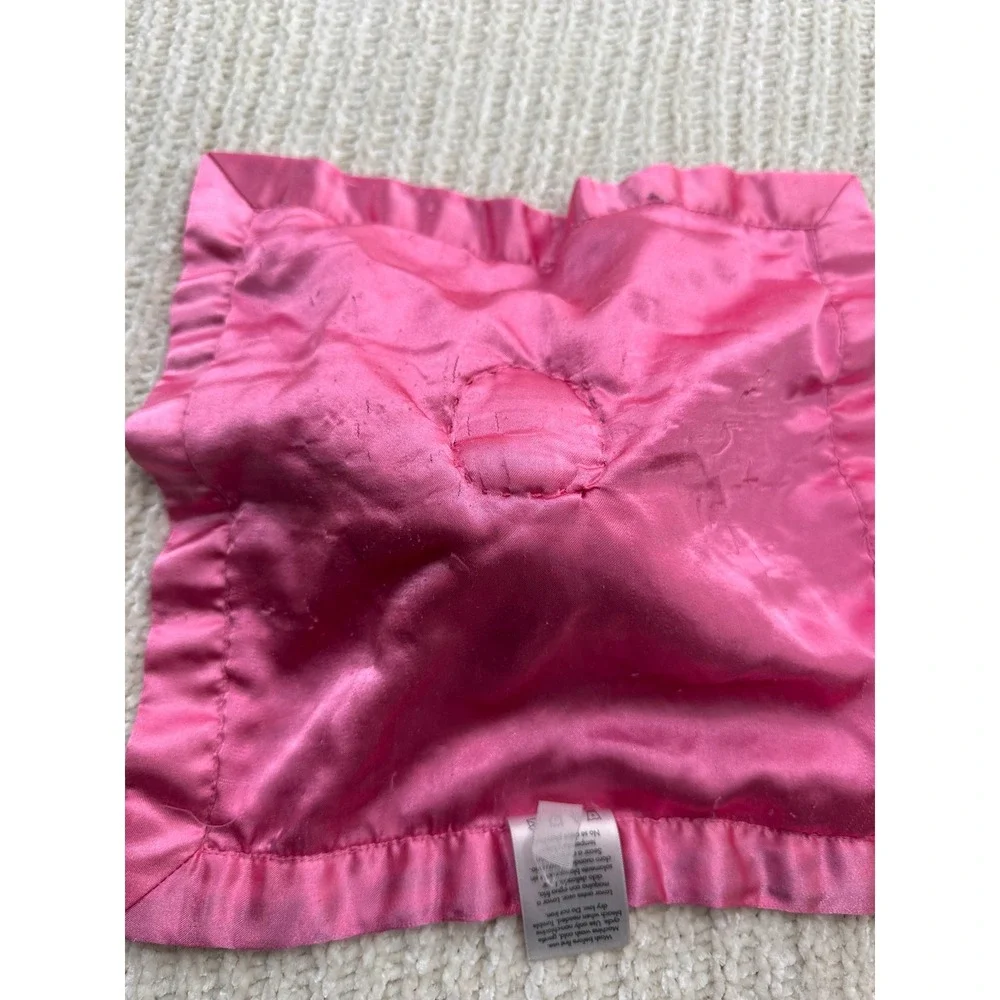 Garanimals Zebra Pink Satin & Cracker Barrel Giraffe Baby Security Blanket Lot‎